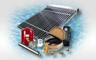 SolarPool Heaters Guaranteed to work in even cloudy conditions. Full package systems make installation fast and easy.