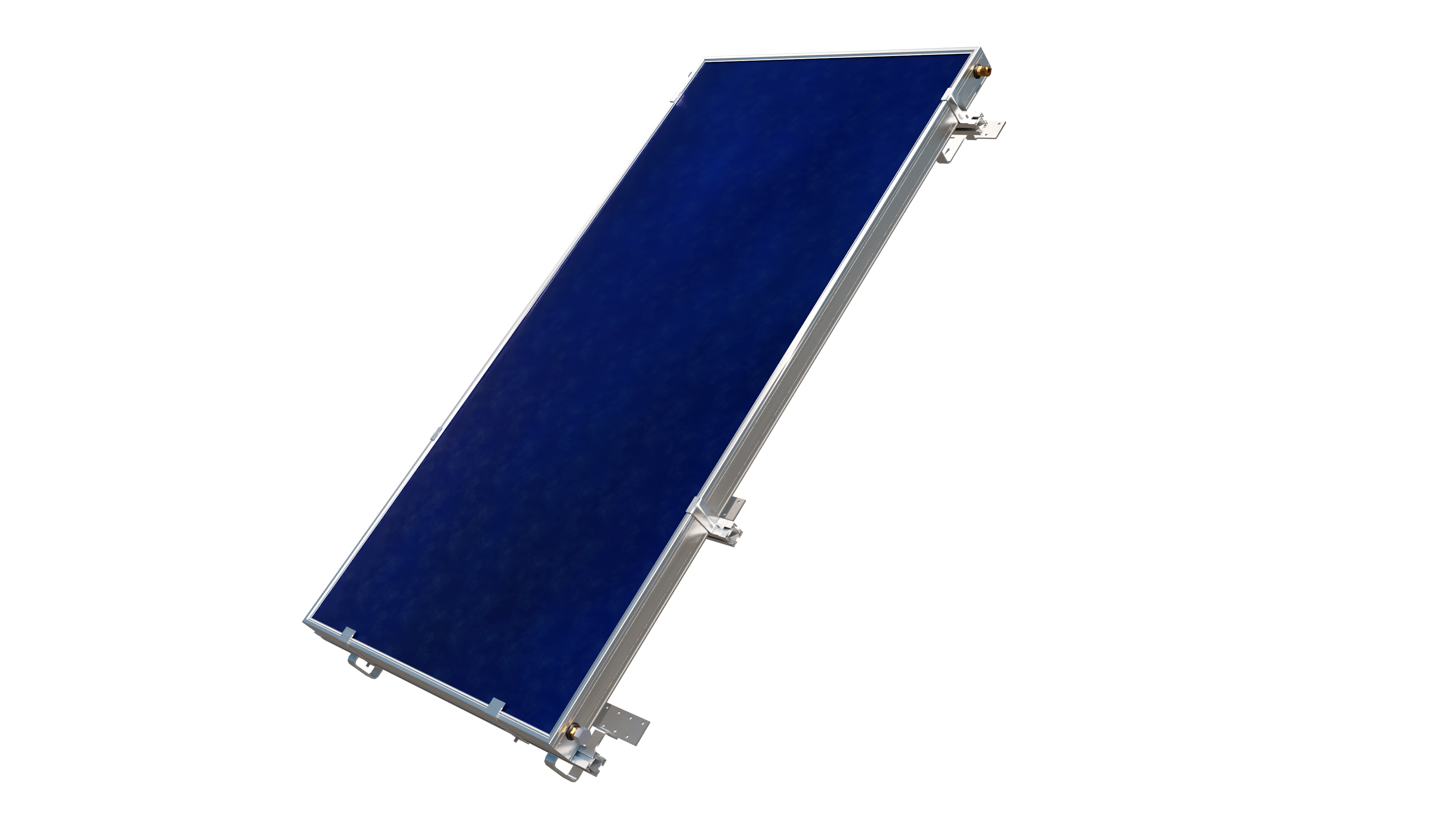 Solar Flat Plate Collector Roof Mount