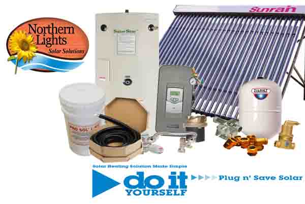 SWH-4 Solar Hot Water Heating Package - DIY Solar Kits