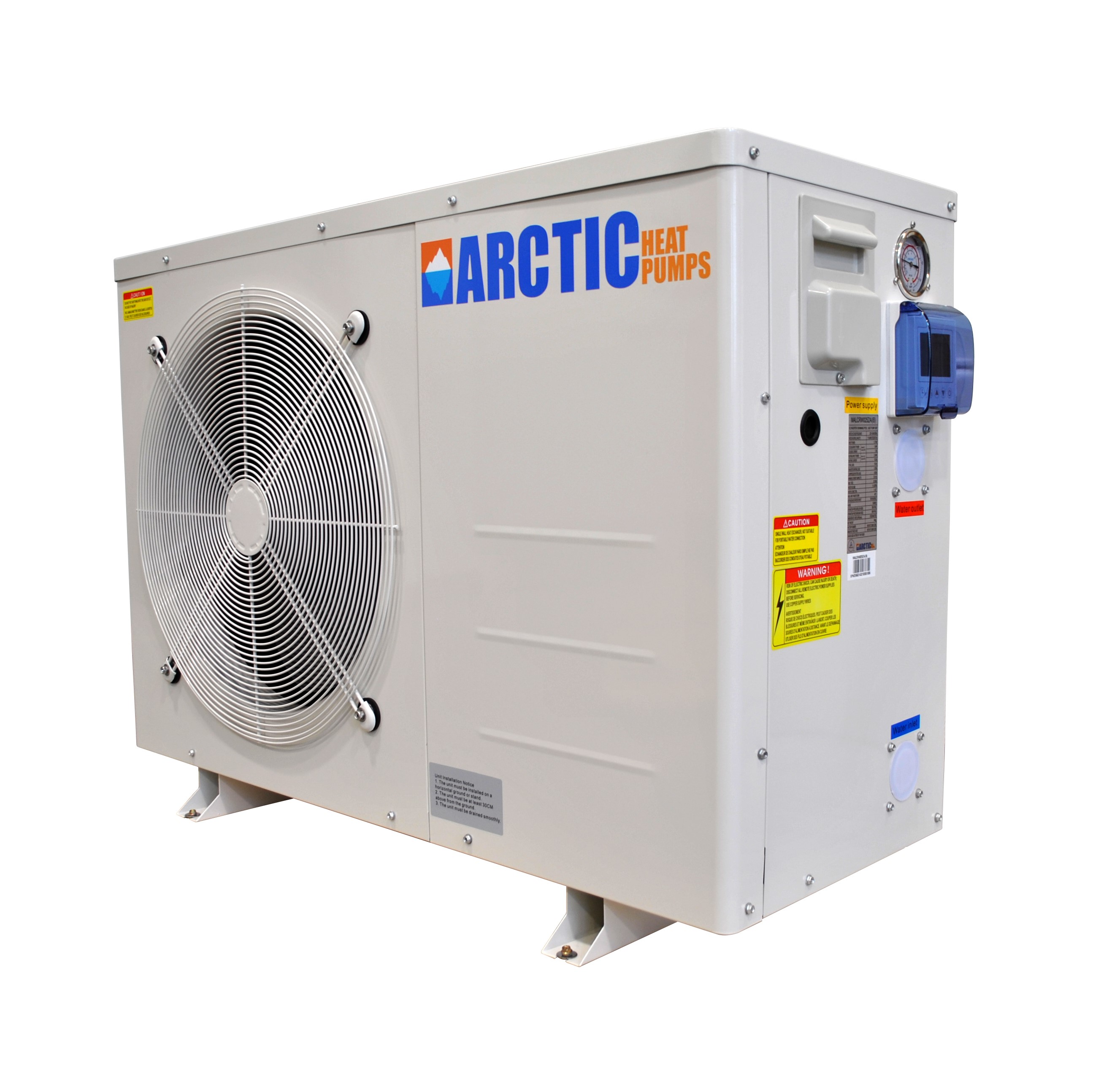 Arctic Titanium Heat Pump for Swimming Pools and Spas - Heats & Chills - 37,500 BTU - DC Inverter