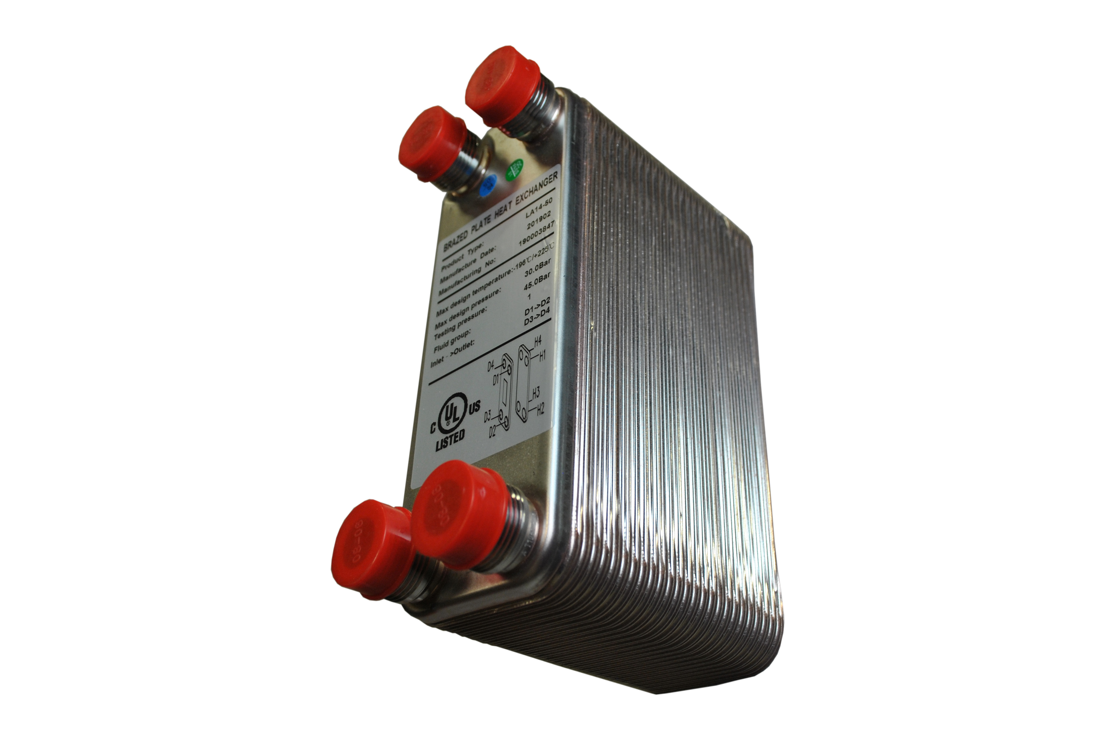 Solar Brazed Plate Heat Exchanger - 50 Plates 300K BTU