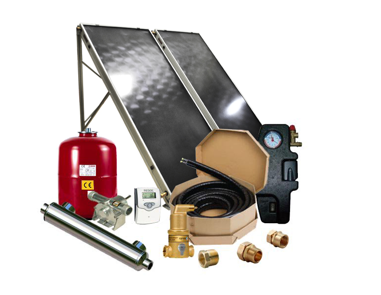 Solar Pool Heater -Flat Plate Collector Solar Pool Heating System - SPH-F2