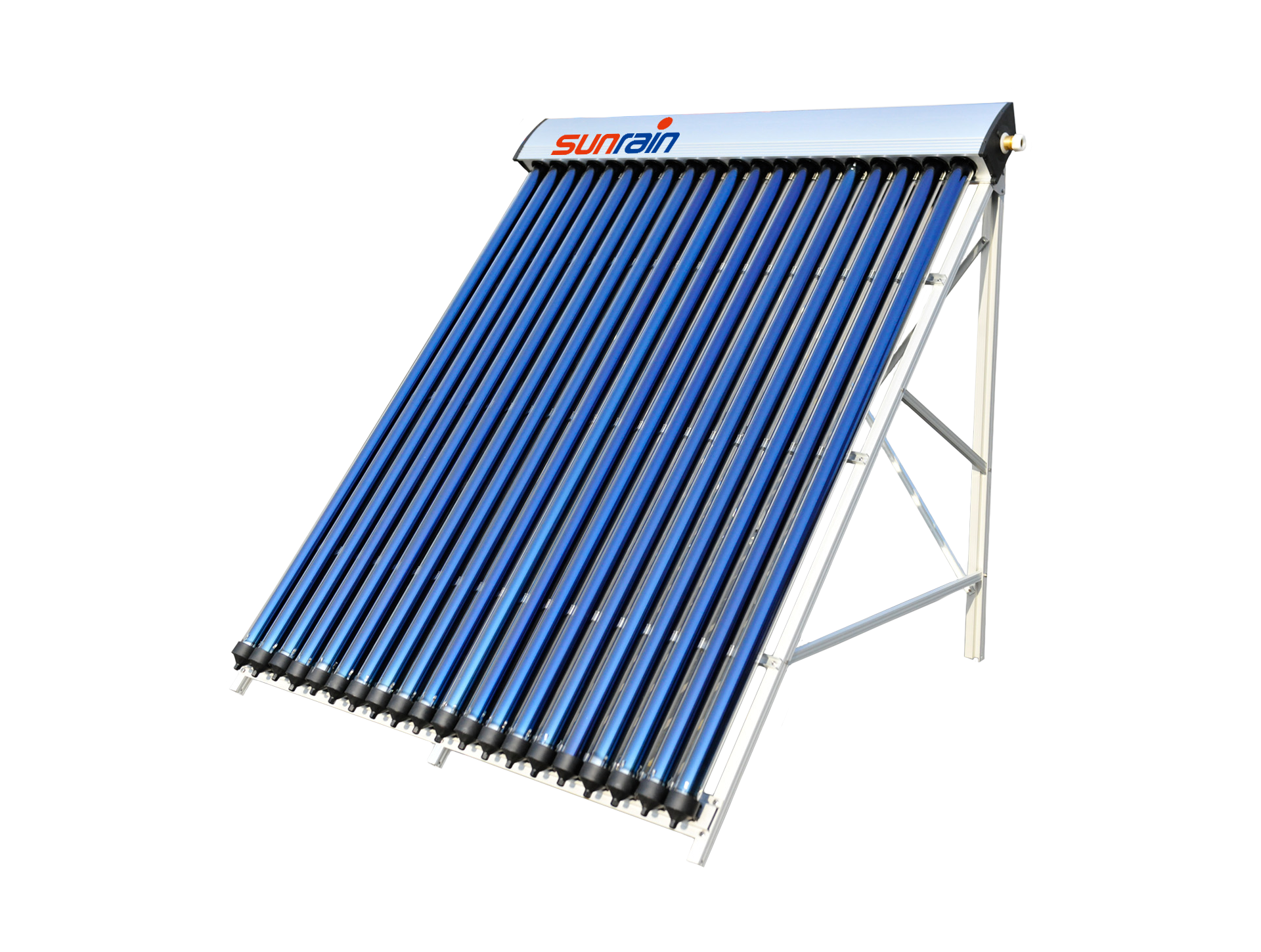 SunRain Solar Vacuum Tube Collector- 30 Tube Solar Water Heater With Adjustable Stand